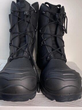 Haix Rescue Extreme Mens Size 13 Black Synthetic Leather Composite Toe Boot